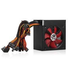 HIGHPOWER 500W 12cm Fan 80+Bronze Kırmızı Fan Gaming Güç Kaynağı HPE-500BR-A12S