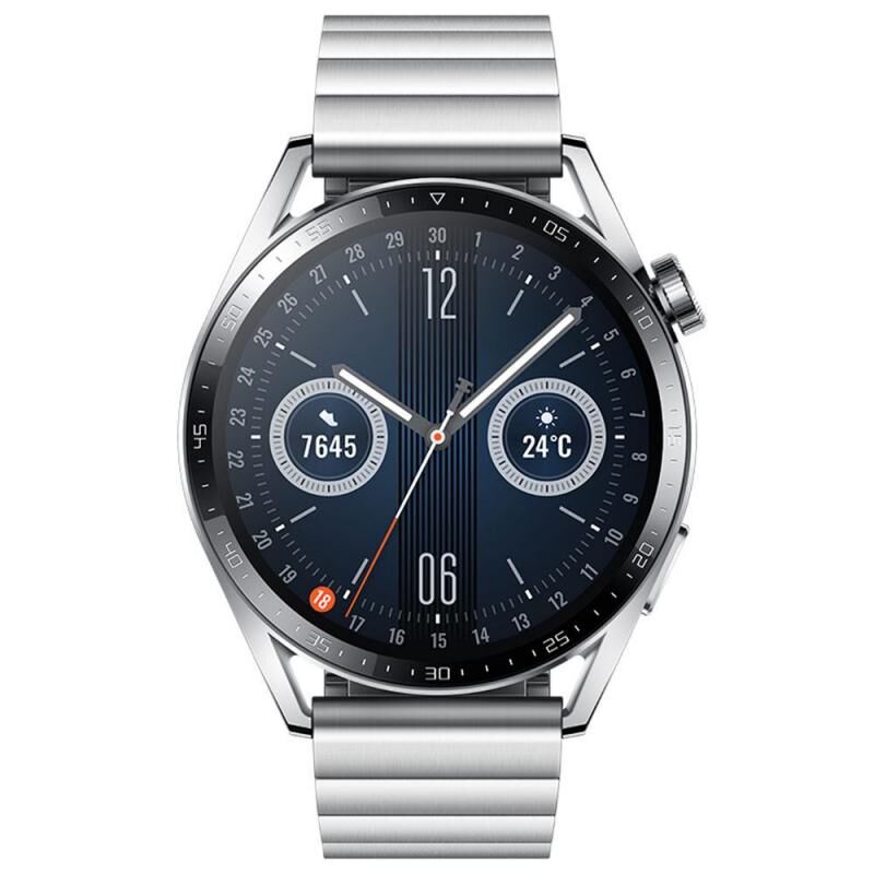 HUAWEI 55028447 Watch GT3 Elite - 46 mm Titanium Kasa Çelik Kordon