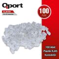 QPORT CAT5 100'lü RJ-45 Jack Konnektör Q-JA100