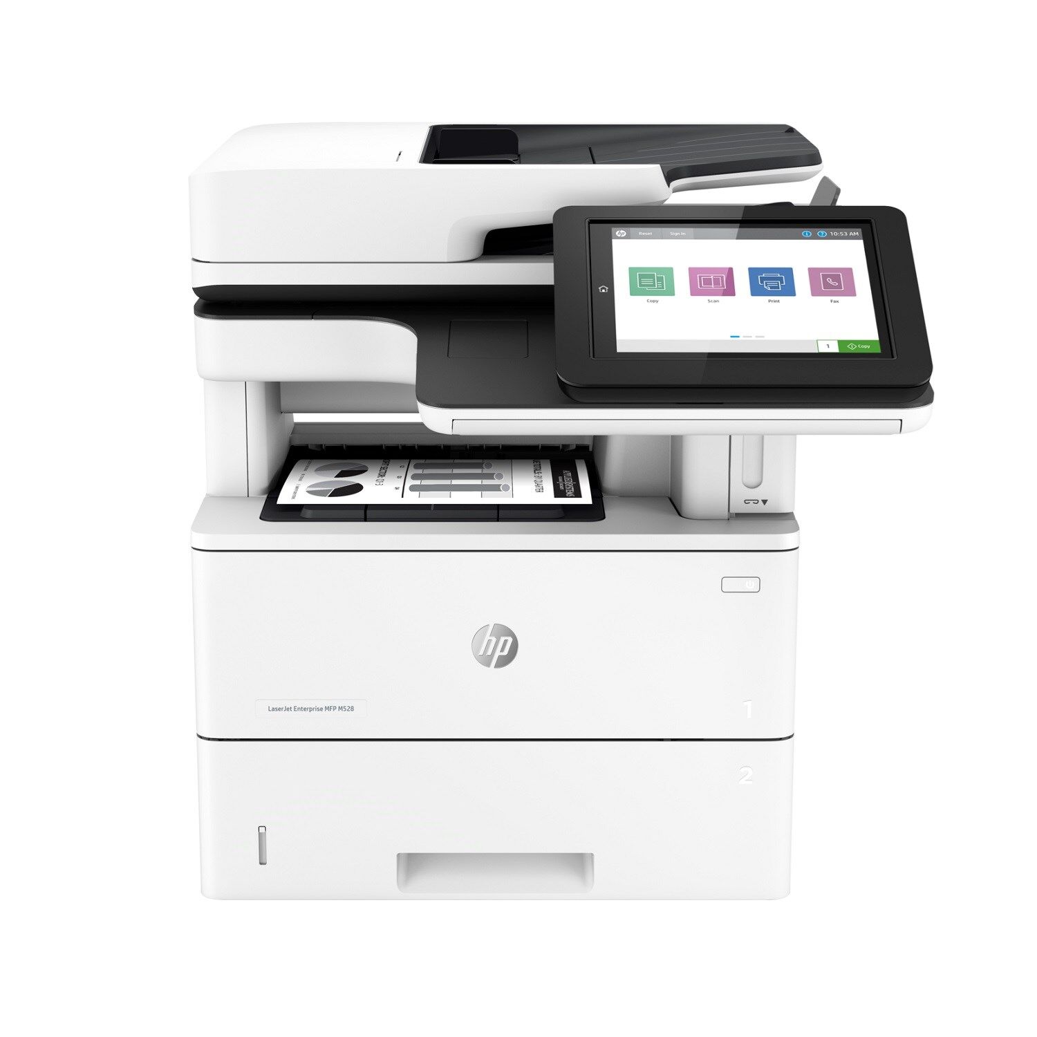 HP 1PV65A LaserJet Enterprise M528F Mono Laser MFP 43ppm A4 Yazıcı