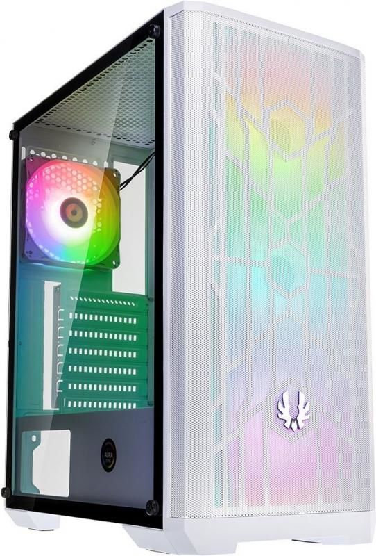 BITFENIX NSE-300-WWGKW-RP4A Nova Mesh SE Beyaz Tempered Glass ARGB ATX Kasa