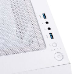 BITFENIX NSE-300-WWGKW-RP4A Nova Mesh SE Beyaz Tempered Glass ARGB ATX Kasa