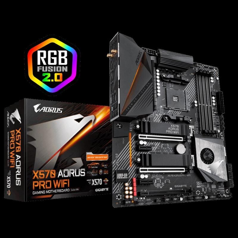 GIGABYTE X570-AORUS-PRO MAB AMD X570 AM4 DDR4 4400MHz AORUS PRO Anakart