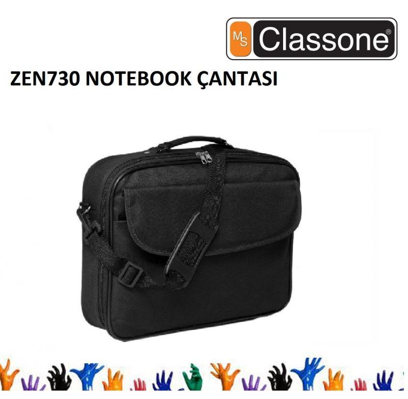 CLASSONE ZEN730 15.6-15.4'' Sıvıya Dayanıklı Siyah Notebook Çantası