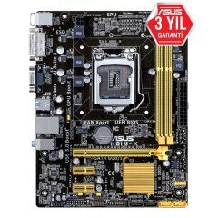 Asus H81M-K 1150P DDR3 Vga Dvi Usb3.0