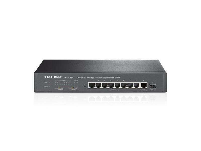 TP-LINK TL-SL2210 10/100Mbps 8xPort Gigabit Smart Switch