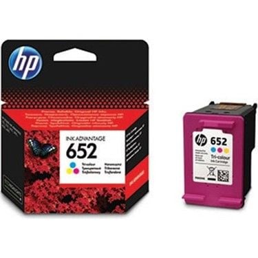 HP F6V24A No 652 3 Renkli Kartuş