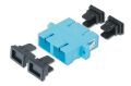 DIGITUS DN-96005-1 uplex, SC to SC, MM, color aqua ceramic sleeve, polymer housing, incl. s