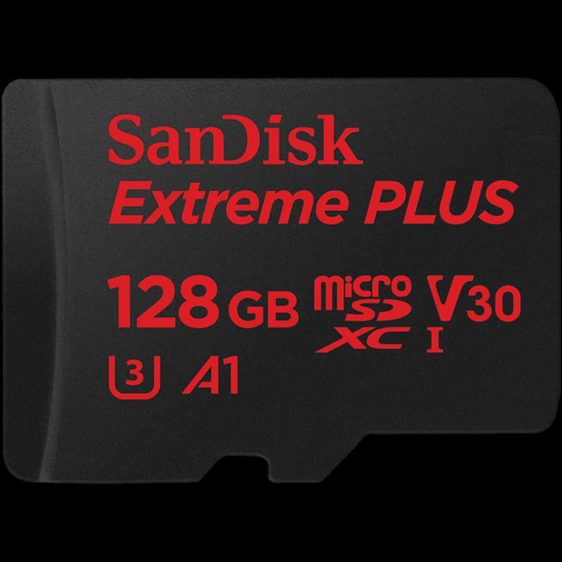 SANDISK SDSQXBG-128G-GN6MA 128 GB Extreme Plus 100 MB Class 10 Micro SD