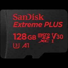 SANDISK SDSQXBG-128G-GN6MA 128 GB Extreme Plus 100 MB Class 10 Micro SD
