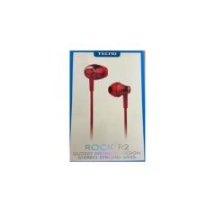 TECNO ROCK-R2-RED EARPHONE ROCK R2 KIRMIZI