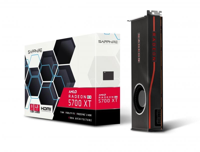 SAPPHIRE 21293-01-40G RX5700XT 8GB 256B GDDR6 HDMI,3DP AMD Navi Ekran Kartı