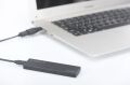 DIGITUS DA-71115 USB Type-C 3.1 External SSD Enclosure M.2 (NGFF) B-Key, alu housing, bla