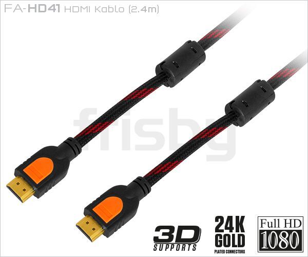 FRISBY 2.4m HDMI to HDMI Kablosu