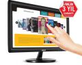 ASUS 15.6''1376x768,10ms50-76Hz,VGA,DVI-D,Dokunmatik Siyah Led Monitör VT168N