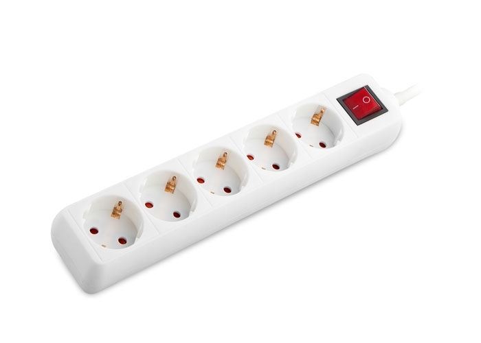 S-LINK SPG7-5-20 2m 5'li Akım Korumalı Priz Beyaz
