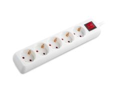 S-LINK SPG7-5-20 2m 5'li Akım Korumalı Priz Beyaz