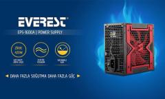 EVEREST 350W Kutulu 13cm Fan 4xSata 2xIDE Güç Kaynağı EPS-1600A