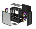 DEEPCOOL CC360-ARGB CC360 A RGB Micro ATX Kasa Siyah