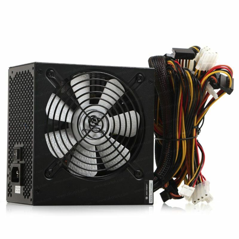 HIGHPOWER  600W 85+ Bronze 45A Single Rail Aktif PFC Siyah ATX Güç Kaynağı
