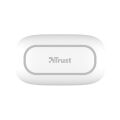 TRUST 23904 Nıka Compact BT Silikon,18 saat,Kulakiçi Kulaklık Beyaz