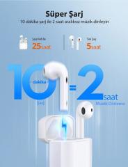 TAOTRONICS TT-BH096-WHT TWS Yarı Kulak İçi Kulaklık Beyaz