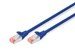 Digitus Zırhlı Patch Kablo Cat6 Mavi (1m)