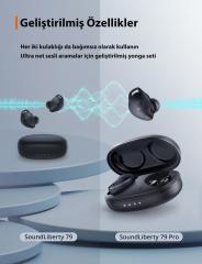 TAOTRONICS TT-BH079-B-PRO SoundLiberty79 Kablosuz Kulaklık Gri PRO