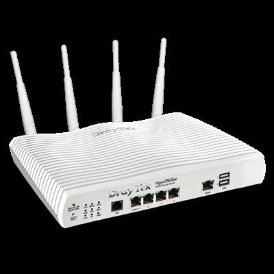 VDSL2/ADSL2+ Dual-WAN Security VPN Modem