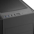 SHARKOON Belirgin Şekiller, Etkileyici Renkler Midi Tower Kasa BW9000-W-BLACK