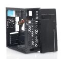 TX 250W Powerlı Penceresiz Midi Tower Siyah Kasa