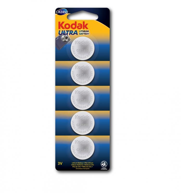 KODAK 5'li Paket Lityum Para pil 30415508-CR2450