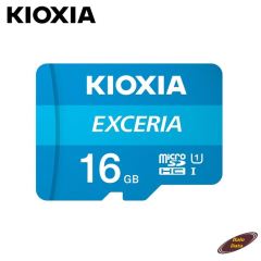 KIOXIA LMEX1L016GG2 16GB EXCERIA microSD C10 U1 UHS1 R100 Hafıza kartı