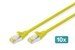 Digitus DK-1644-A-050/Y S/FTP Cat6A Sarı (5m)
