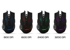 EVEREST Kablolu USB 3200DPI Siyah Gaming Mouse SM-790