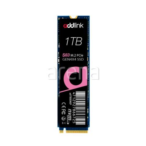ADDLINK AD1TBS83M2P 1TB M.2 2280 PCIe GEN4X4 NVMe R:3400 W:2400