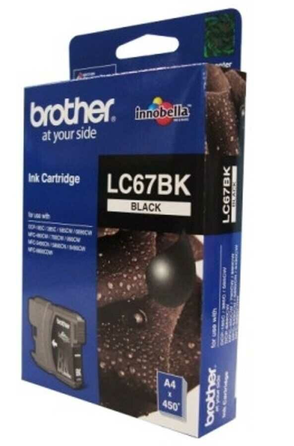 BROTHER LC67BK 450 Sayfa Siyah Kartus