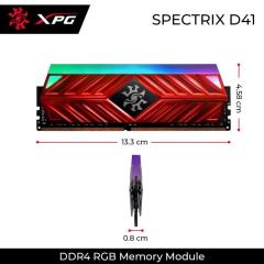 XPG AX4U413338G19-SR41 8GB 4133MHz DDR4 RGB Gaming Masaüstü Ram