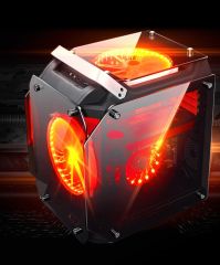 GAMEPOWER HELIOS Powersız Pencereli Mid ATX Siyah Gaming Kasa
