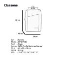 CLASSONE BP-SV100 Savona Serisi 15.6 Sırt Noteboo