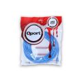 QPORT CAT6 10M Mavi Patch Network Kablosu Q-CAT10