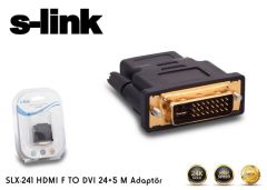 S-LINK HDMI-DVI HDMI Dişi DVI 24+5 Erkek Çevirici SLX-241
