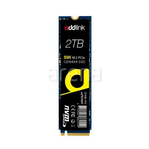 ADDLINK AD2TBS95M2P 2TB M.2 2280 PCIe GEN4X4 NVMe 1.4 R:7200 W:6500 With DRAM