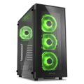 SHARKOON TG5-GREEN Belirgin Şık ve Kaliteli Midi Tower Kasa