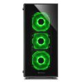 SHARKOON TG5-GREEN Belirgin Şık ve Kaliteli Midi Tower Kasa
