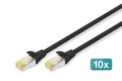 Digitus DK-1644-A-020/BL Cat 6A S/FTP 2m Siyah