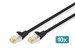 Digitus DK-1644-A-020/BL Cat 6A S/FTP 2m Siyah