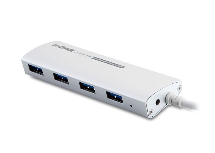 S-LINK Usb 3.0 4Port İnce Tasarım Usb Çoklayıcı SL-U3047