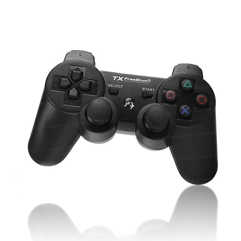 TX TXACGPADW7 PC PS3 Uyumlu Kablosuz Titreşimli Çift Analog Gamepad
