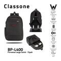 CLASSONE BP-L400 Floransa Large Sırt Çantası 15.6''-SİYAH